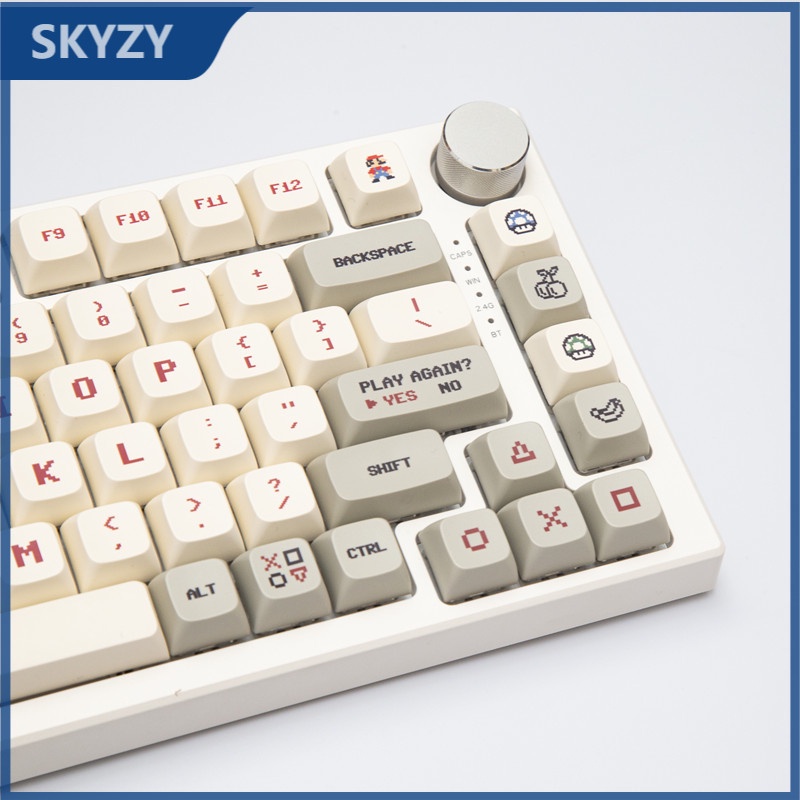 143 phím FC keycap XDA Profile fc phong cách retro PBT Dye SUB bàn phím cơ Keycap