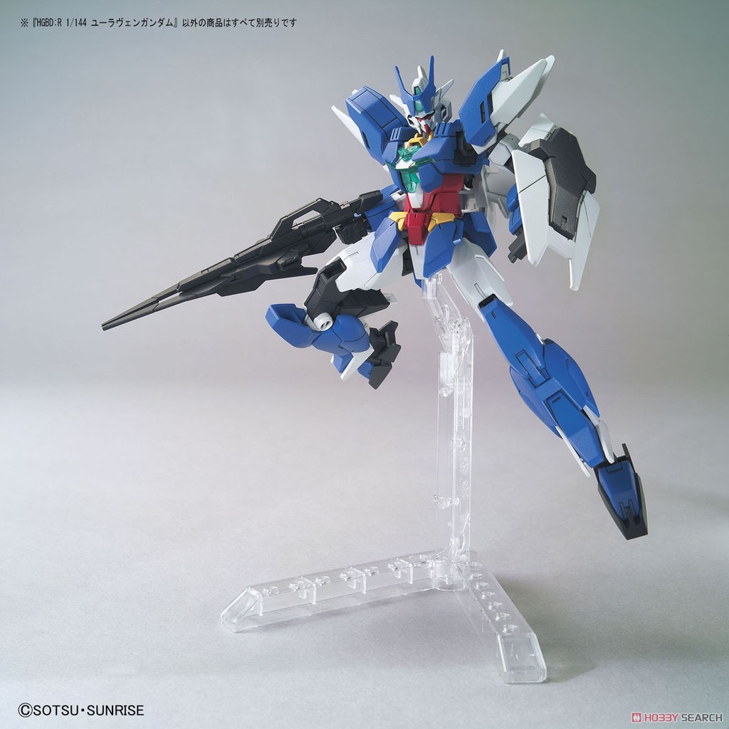 Mô Hình Lắp Ráp HG 1/144 Uraven Gundam BANDAI kèm đế đứng