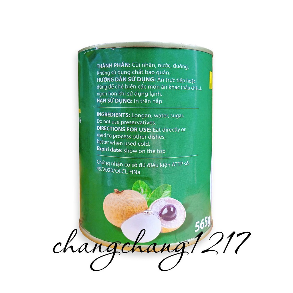 [Mã 156FMCGSALE hoàn 8% đơn 500K] Nhãn Ngâm Việt Nam Đóng Lon 565gr | BigBuy360 - bigbuy360.vn