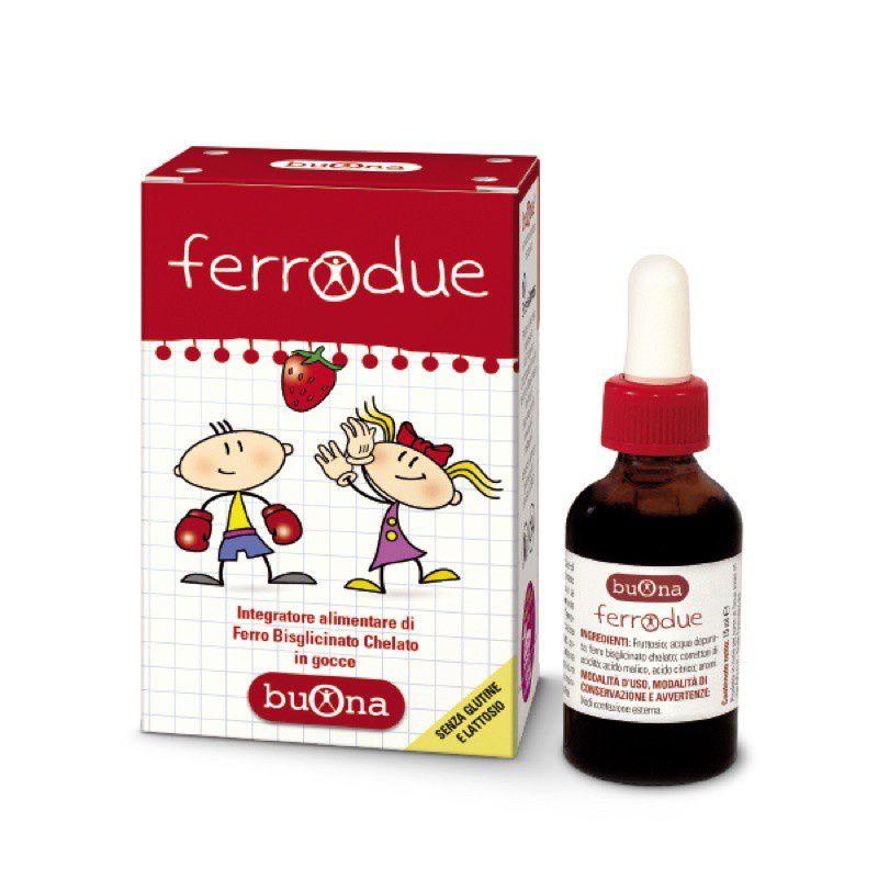 Ferrodue - sắt hữu cơ nhỏ giọt cho bé (lọ 15ml)