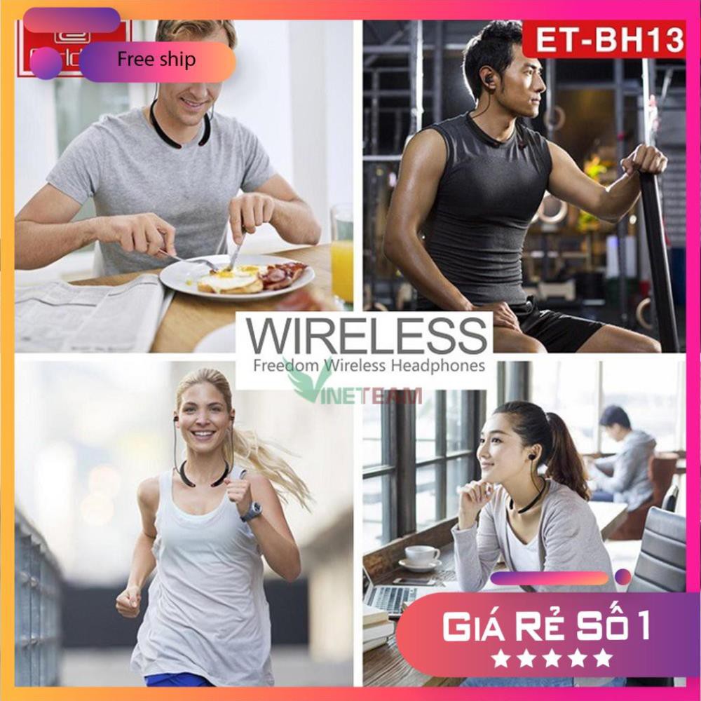 Tai nghe Bluetooth thể thao Chạy Bộ Đeo Cổ siêu Bass Earldom BH13 Kết Nối không dây Chắn Chắn Pin Trâu Bảo Hành 12 Tháng