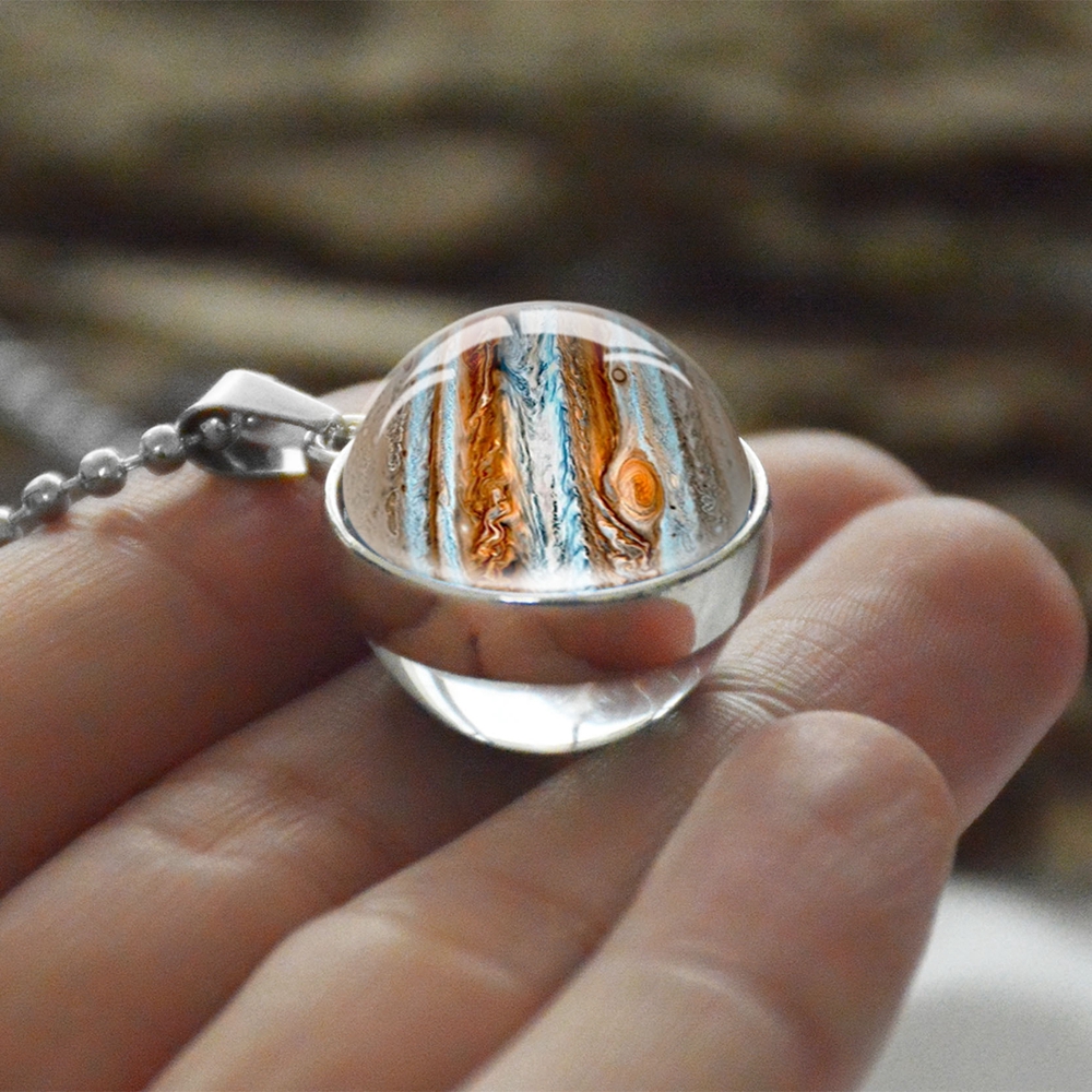 Dây chuyền mặt hình các hành tinh trong hệ mặt trời phong cách thời trang