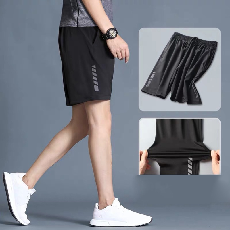 Quần Short Thể Thao Có Túi Chất Liệu Nhanh Khô Cao Cấp Thời Trang Cho Nam
