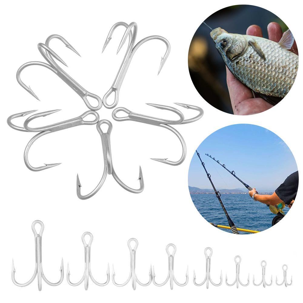 Lưỡi Câu Cá Ba Tiêu # 1 LANFY VMC# 2# 4# 6# 8# Phụ Kiện Câu Cá Dạng Cong Chuyên Dụng 1 / 0 2 / 0 3 / 0 4 / 0 5 / 0