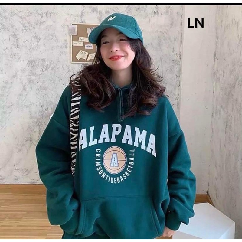 Áo hoodie nỉ cotton ALAPAMA LN12
