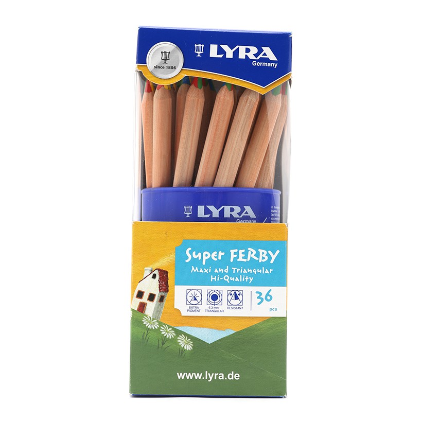 Bút chì 4 màu thân to nhập khẩu Đức LYRA Super Ferby 3713361