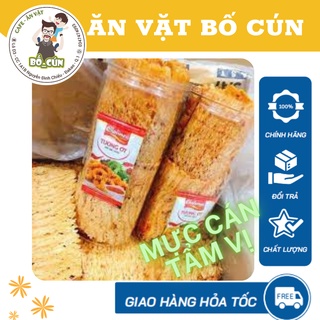 Hũ pet mực cán tẩm gia vị