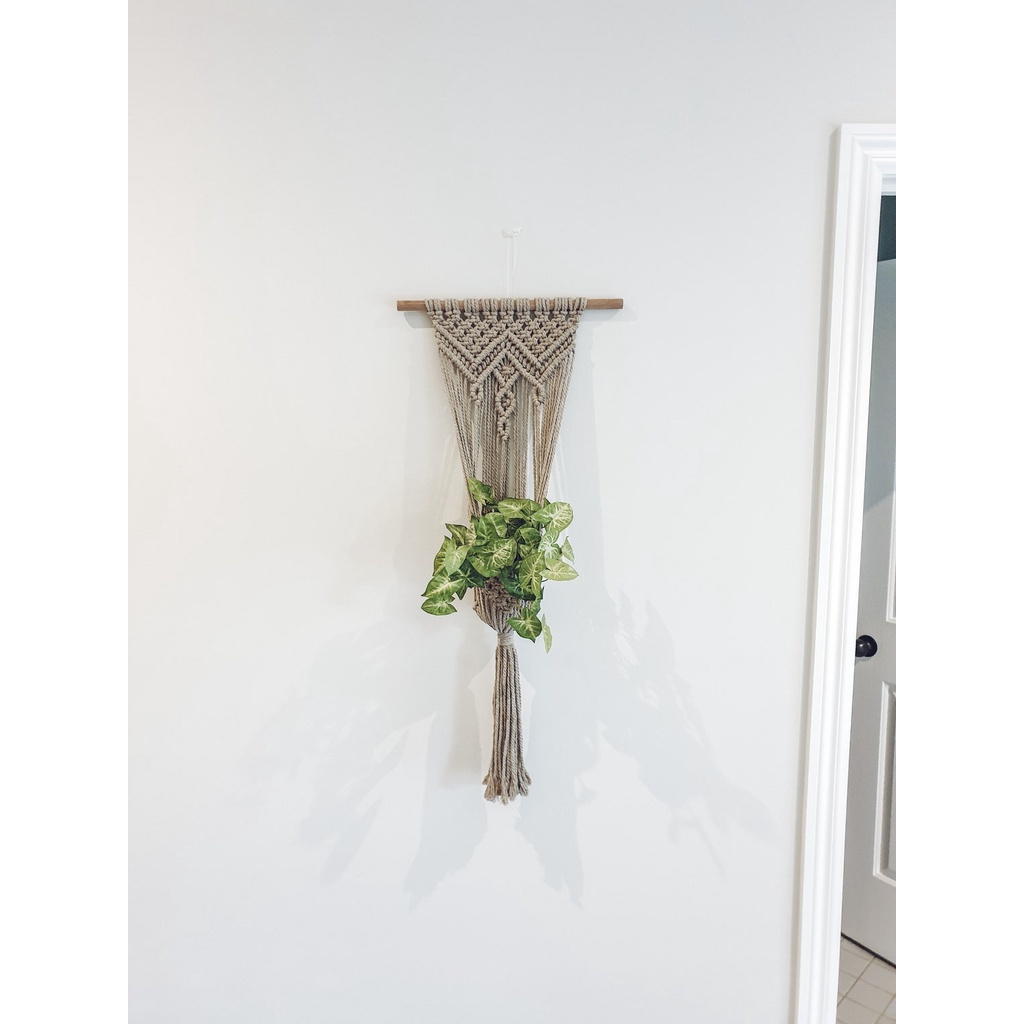 Dây treo chậu cây macrame
