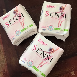 Băng vệ sinh Diana SENSI mỏng không cánh