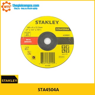 Đá mài 180 x 6 x 22mm stanley sta4504a