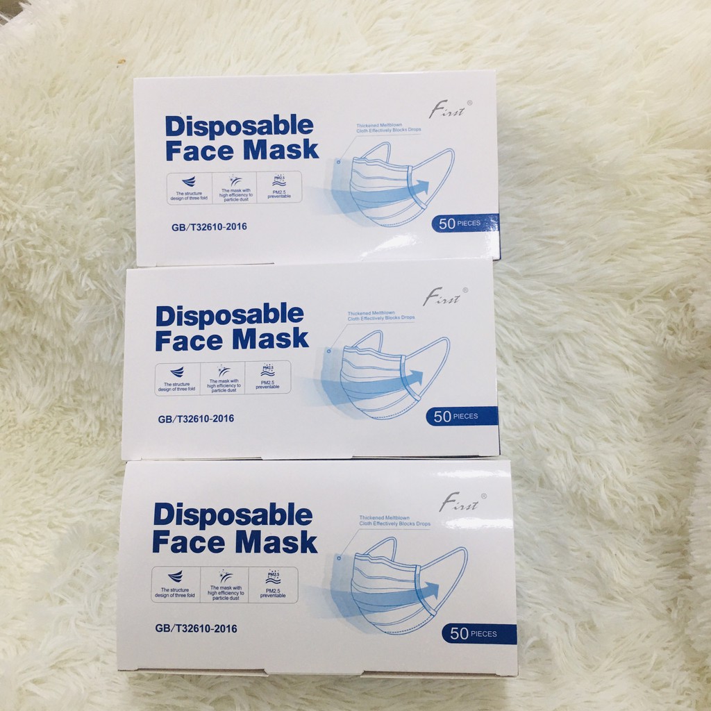 KHẨU TRANG Y TẾ KHÁNG KHUẨN CAO CẤP DISPOSABLE FACE MASK