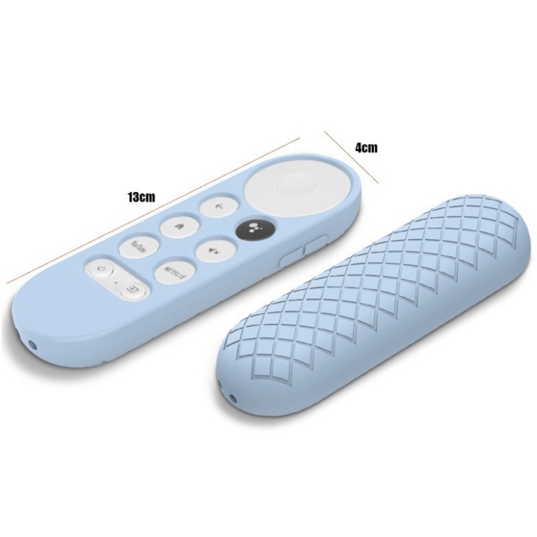 Ốp Silicone cho Remote của Chromecast with Google TV - Bảo vệ Remote chống trầy xước, Gai lưng chống trơn trượt