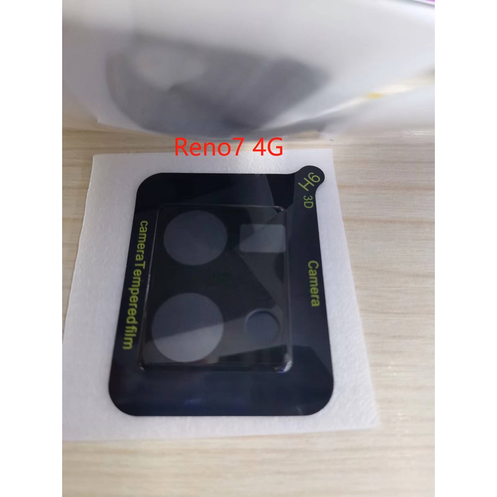 Kính Cường Lực 3D Viền Cong Bảo Vệ Camera Sau Cho Oppo Reno 8 7 8Z 7Z Reno8 Reno7 4G 5G Reno8 Z