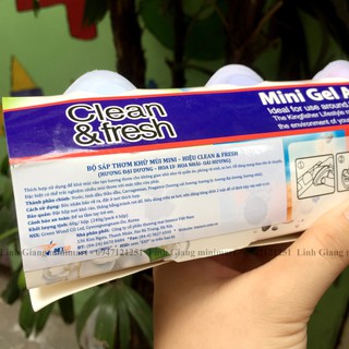 Combo 4 sáp thơm mini CLEAN & FRESH