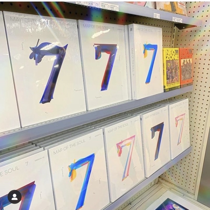 Bộ ảnh Album BTS - Map of The Soul 7 Cửa hàng Kpop