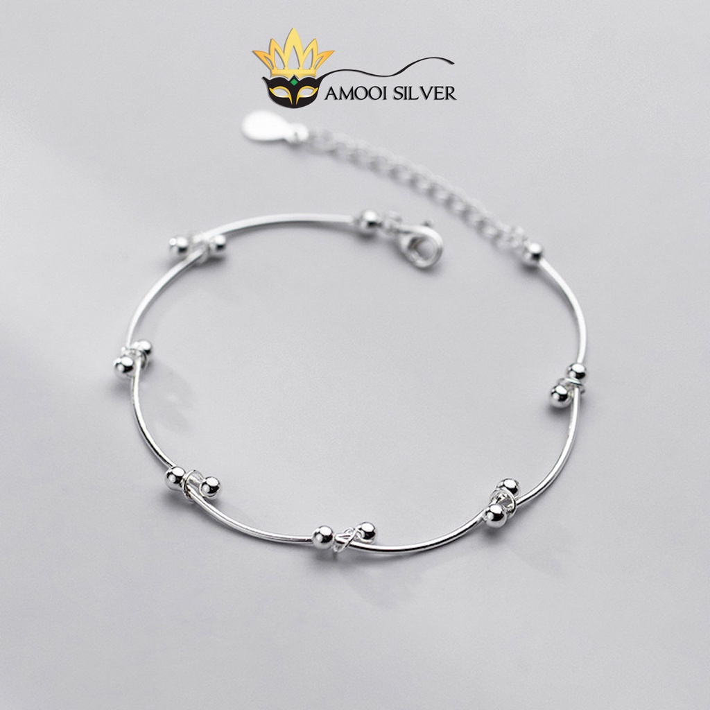 Lắc tay bạc S925 khúc mối nối duy chuyển - Amooi Silver AT116