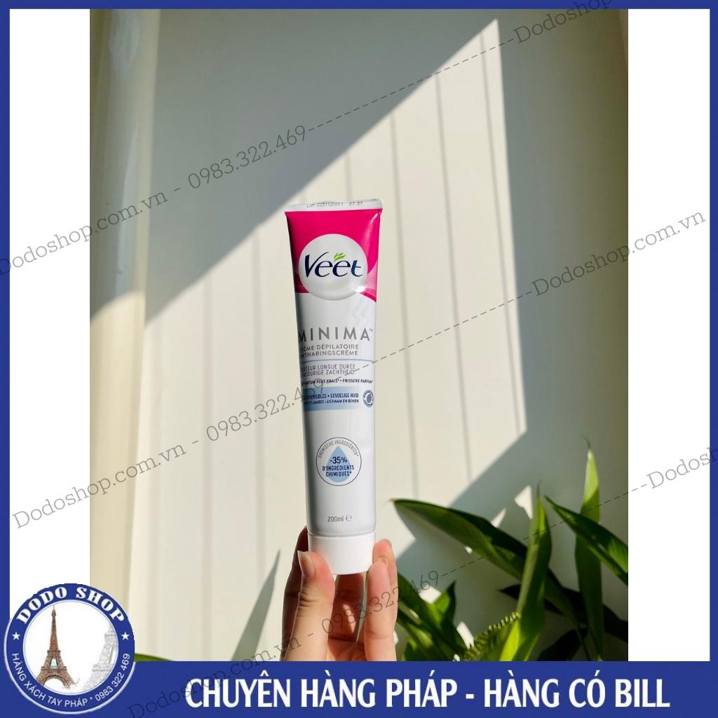 Kem tẩy lông Veet mina creme normal skin body&amp;legs nội địa pháp, cho làn da sạch, mịn màng và an toàn - Dodoshop