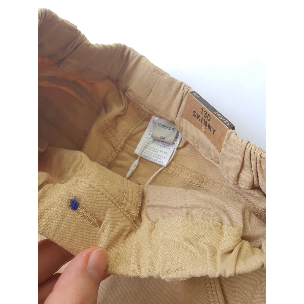 Quần kaki dáng slim Curly Sue bé trai. HA3178