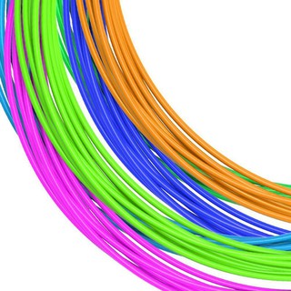 10 Piece Printer Filament for 3D Print Pen Multicolor Pack 1.75mm