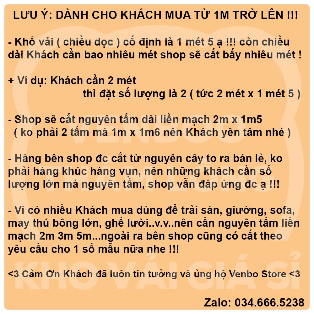 ️🏆 Kho vải lông cừu mềm mịn may áo ấm cho bé, áo khoát, túi xách, nệm nôi | Kích thước 100cm x 150cm