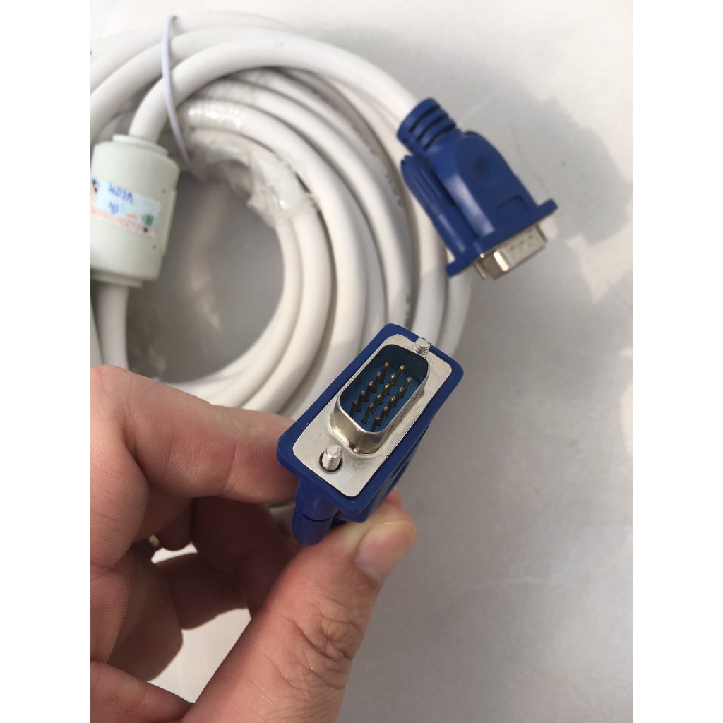 Cáp VGA 10m KingMaster VMS10 (3+5) FullHD sắc nét - Hàng chính hãng