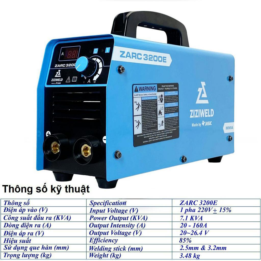 Máy hàn que điện tử Ziziweld Zarc 3200E