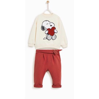 Bộ nỉ Zara Snoopy