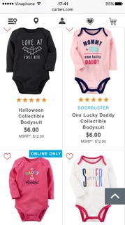 Freeship 99k TQ_Set 4c body dài tay Carter's