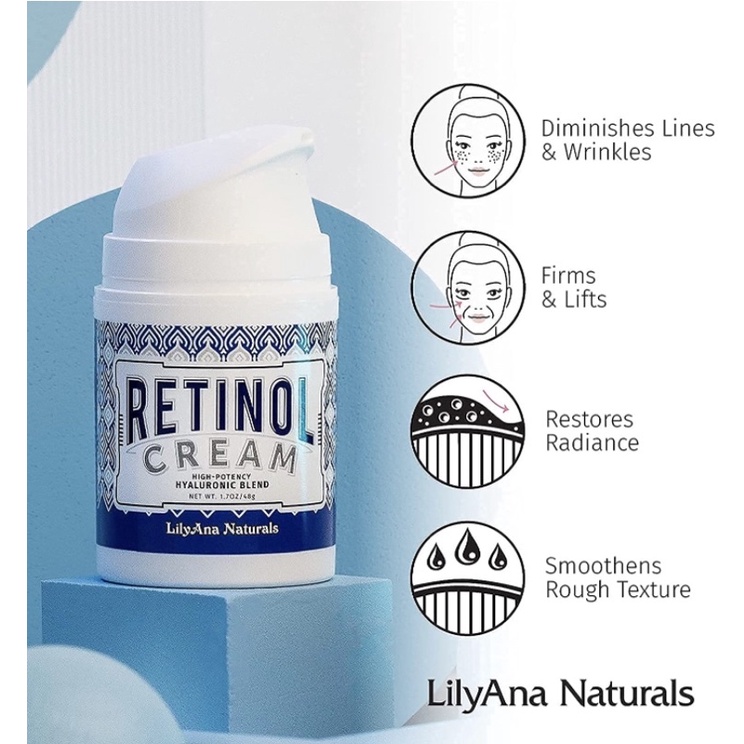 Kem dưỡng chống lão hoá Retinol LilyAna 48g USA