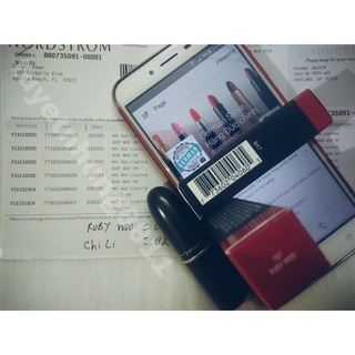 Son Mac Ruby Woo  Auth Full hóa đơn nhập
