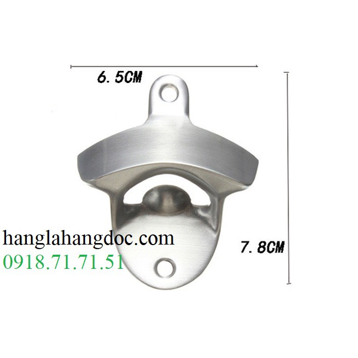 Khui bia gắn tường bằng inox tiện dụng &amp; cá tính