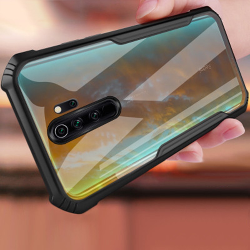 Ốp điện thoại trong suốt chống sốc đơn giản cho Redmi 9 9a Note 7 8 9s 9 Pro Max 7s K30 K30I Pro 10x 9Prime
