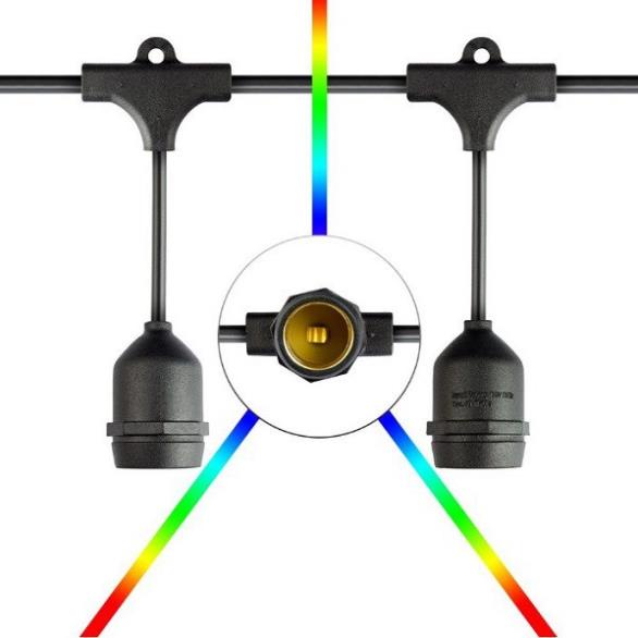 Dây đèn bóng led edison T45 1.5 mét 3 bóng 4w đèn trang trí