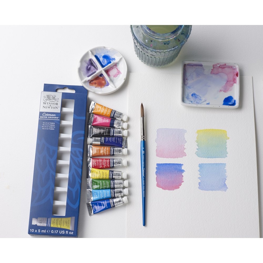 Set màu nước Winsor & Newton Cotman 10/20 màu tuýp 5ml