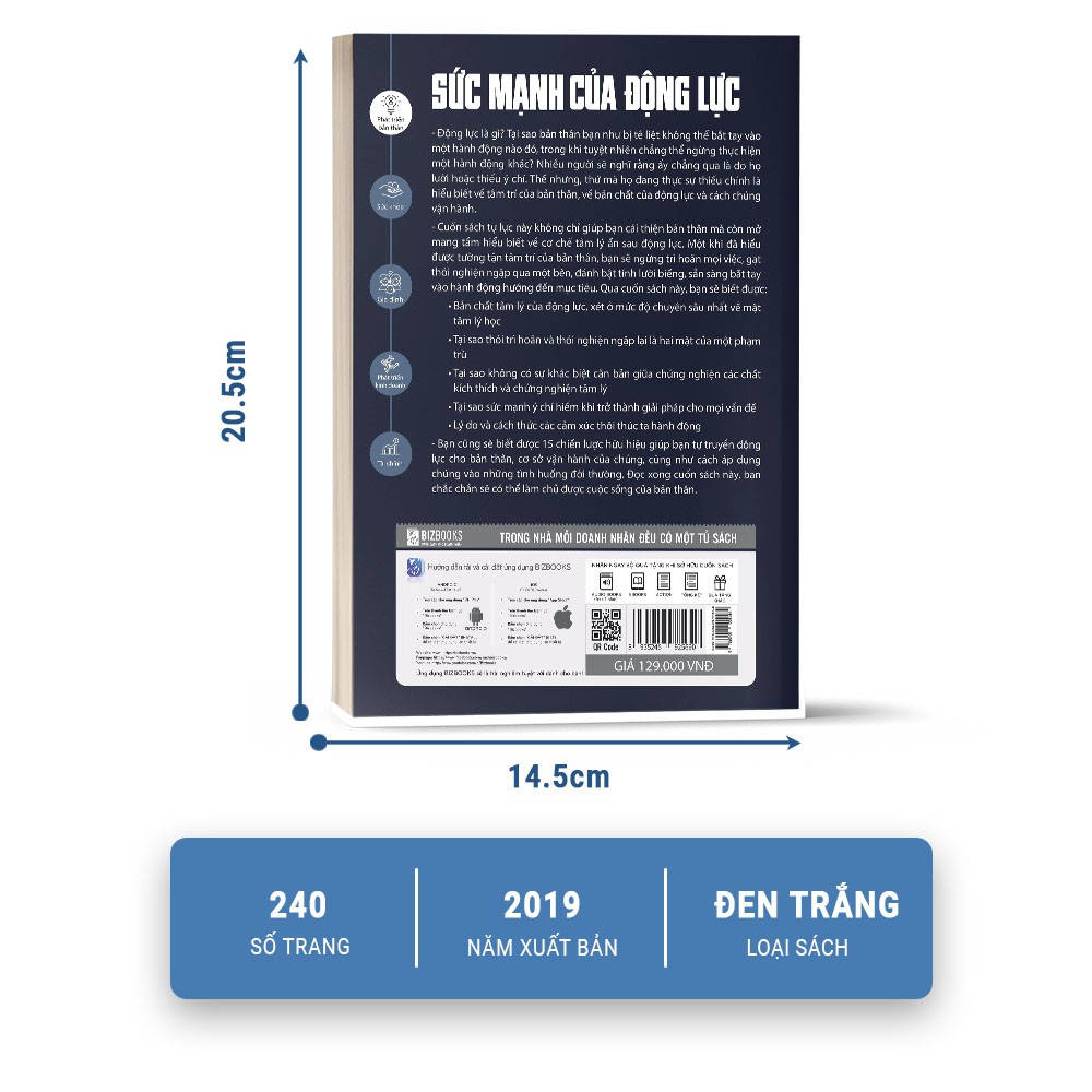 Sách - Sức Mạnh Của Động Lực – Nghệ Thuật Vượt Lên Những Cám Dỗ Của Cuộc Sống - BizBooks