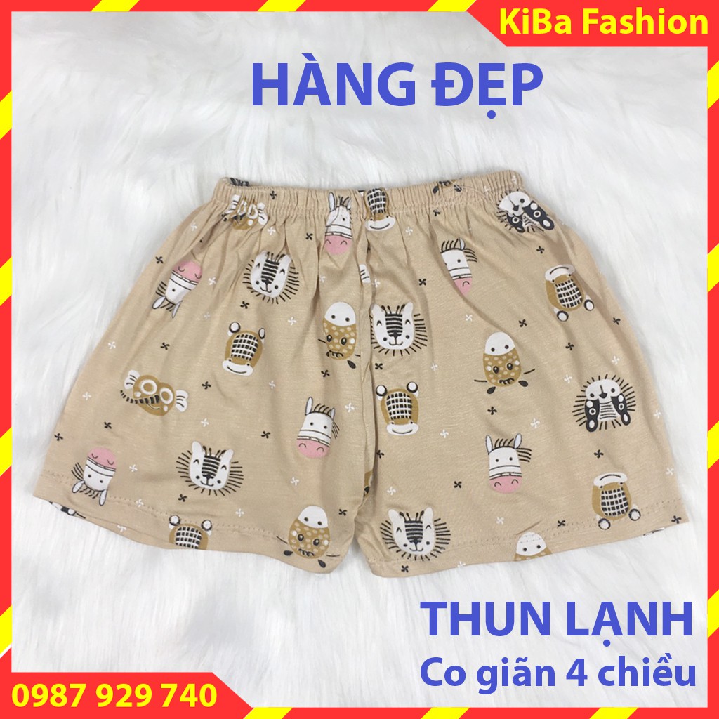 [ HÀNG ĐẸP ] Set 5 chiếc Quần đùi chất cotton thun lạnh co giãn 4 chiều mềm mịn cực đẹp, mát cho bé 5-14kg QĐ - - HH080