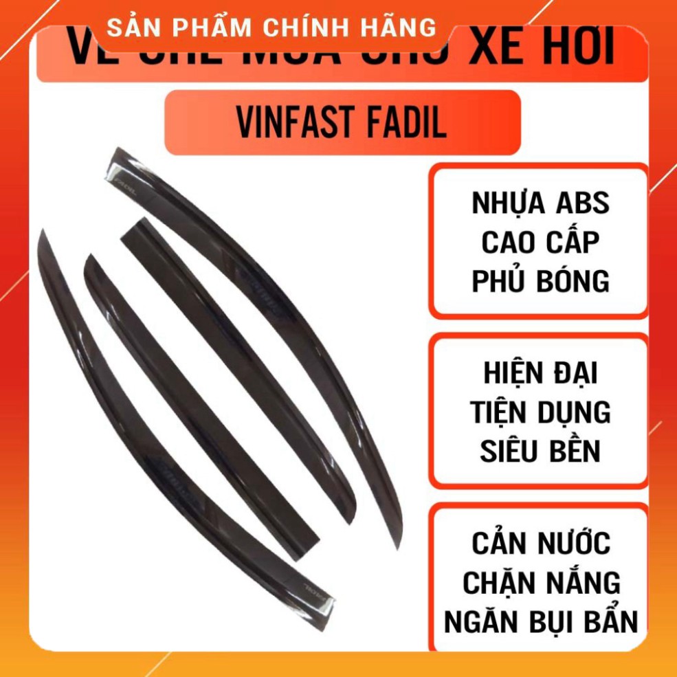 Vè Che Mưa Nhựa Xe VINFAST FADIL Sáng Bóng Cao Cấp- FREE SHIP