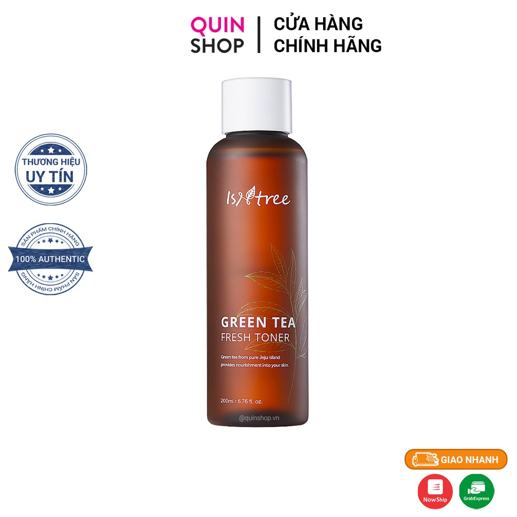[Mã SKAMSALE8 giảm 10% đơn 200K] Nước Hoa Hồng Trà Xanh Isntree Green Tea Fresh Toner