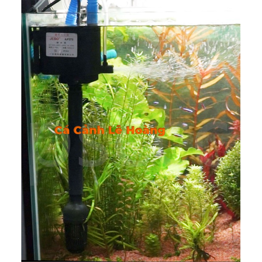 Máy bơm nước bể cá hồ cá chìm đầu lọc Jebo đẩy cao từ 60cm đến 90cm