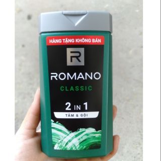 Tắm gội 2in1 Romano classic 150g