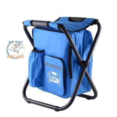 Ghế dã ngoại kèm balo 2 trong 1 tiện lợi mang đi du lịch và câu cá Ghế ngồi gấp gọn Việt Bắc