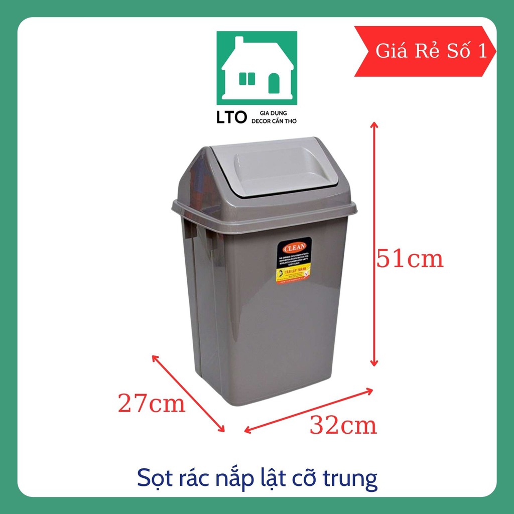 (FREESHIP) THÙNG RÁC LẬT DUY TÂN