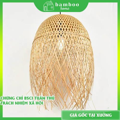 Đèn mây tre THE BAMBOO trang trí nhà cửa - Đèn mây tre đan xuất khẩu