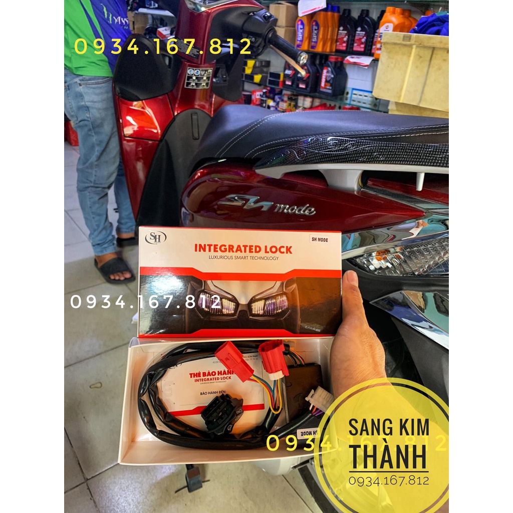 Bộ Công Tắc Passing Kiêm Tắc Đèn Xe Honda Sh Mode Hàng INTEGRAPTED LOCK