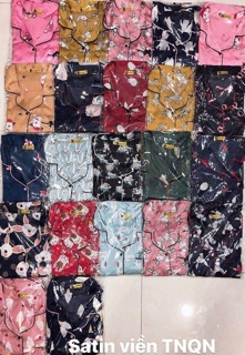 Bộ ngủ pijama phi lụa mềm mát ❤️