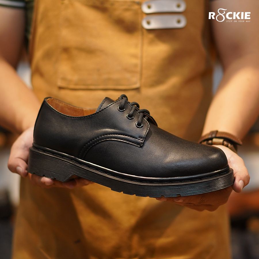 Giày da nam da thật Dr Martens 1461- Da nappa cao cấp nhập khẩu - FullBlack - DRAD05DE - R8ckie