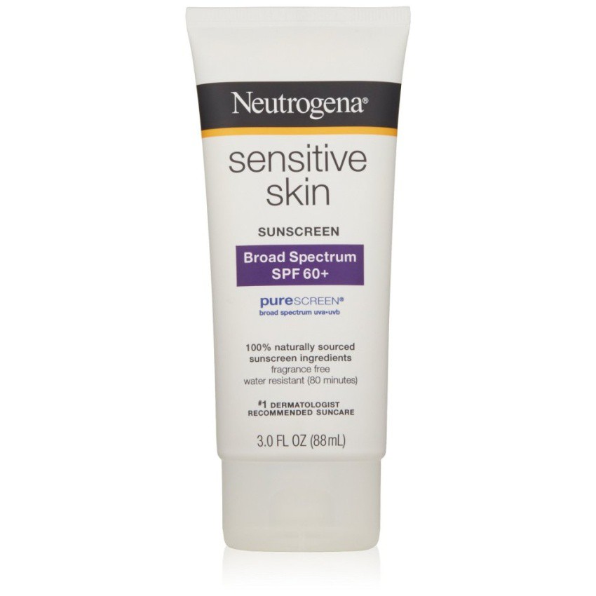 Kem chống nắng cho da nhạy cảm Neutrogena Sensitive Skin Sunscreen Lotion SPF 60 88ml (Mỹ)