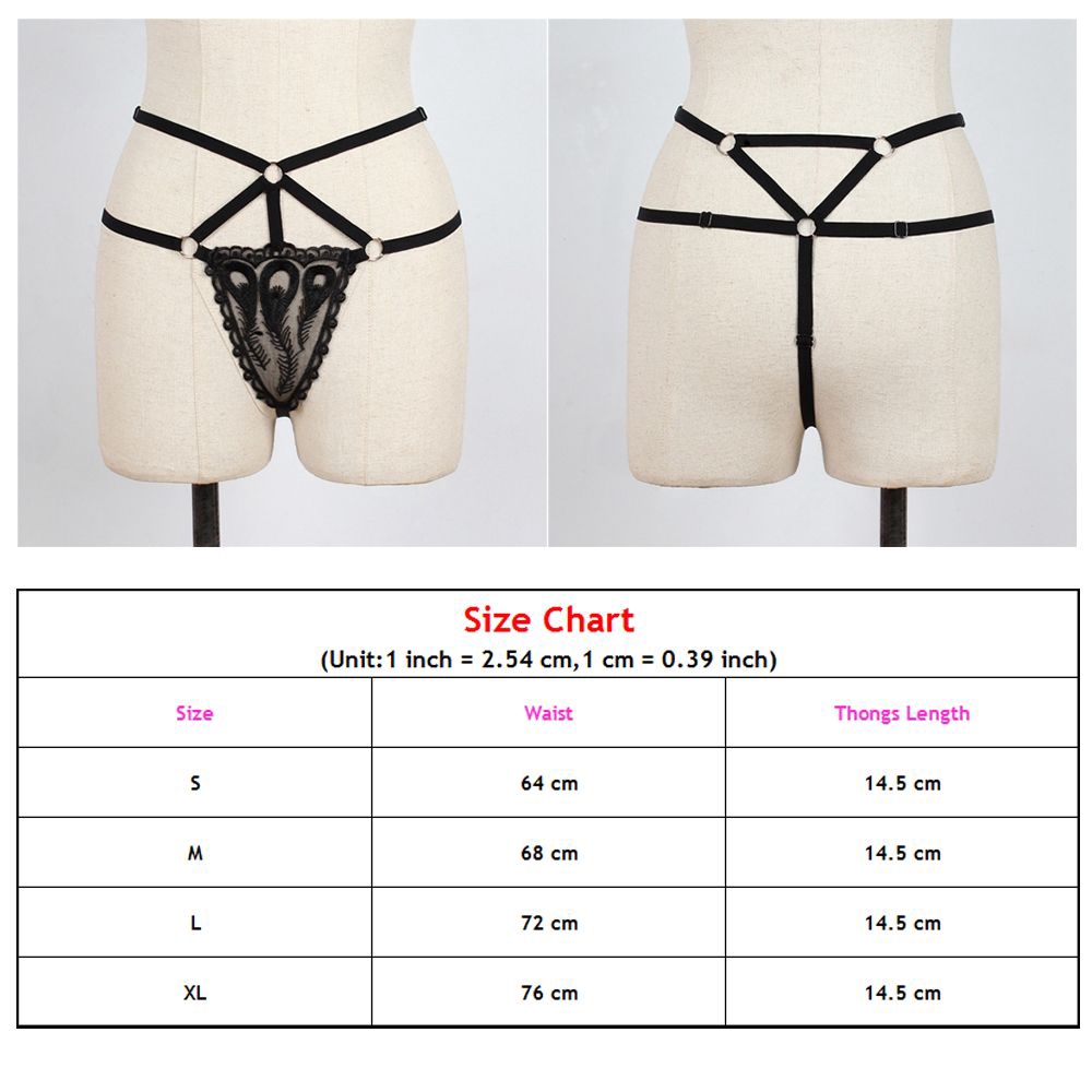 Quần lót ren hoa chất liệu co giãn thiết kế quyến rũ cho phái nữ | BigBuy360 - bigbuy360.vn