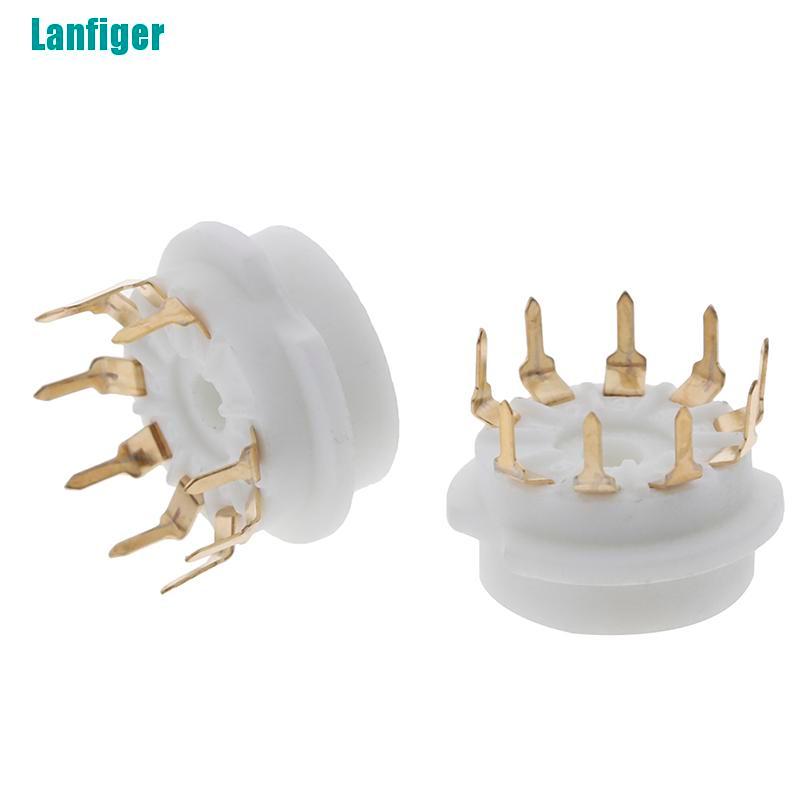 1 Cái Van Ổ Cắm Bằng Gốm Mạ Vàng 9pin Cb Cho 12AX7 12AU7
