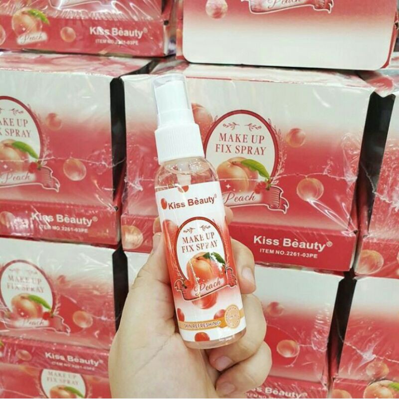 🍑 Xịt Khoáng Đào CẤP ẨM - KIỀM DẦU - CỐ ĐỊNH LỚP MAKEUP Kiss Beauty 🍑 | BigBuy360 - bigbuy360.vn